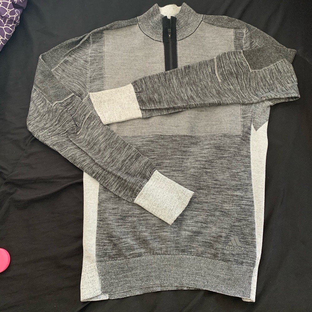 adidas Men's Running Primeknit 1/2 Zip Shirt